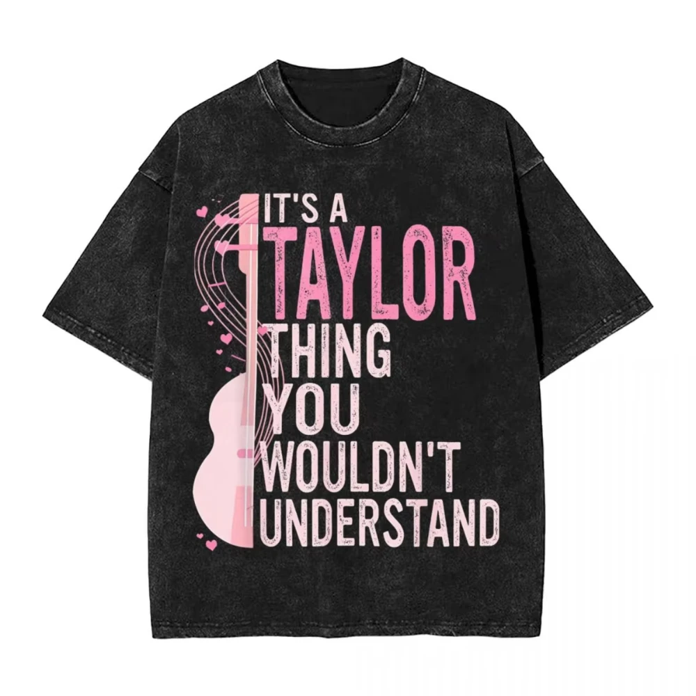 Taylors God Save T Shirts Washed Cotton Harajuku T-Shirt Swifts Singer Fashion for Men Women Tops Streetwear Printed Tees 4