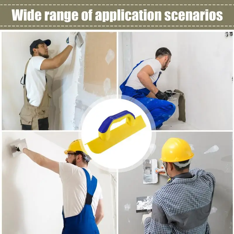 Corner Trowel Tool With Ergonomic Grip Handle Professional Plastering Tool Wall Repair For Mudding Drywall Scraping