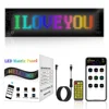 PLUS RGB LED Car Sign Animation LED Matrix Pixel Panel DIY Programmable Bluetooth App Control LED Panel Flexible Display Light 3