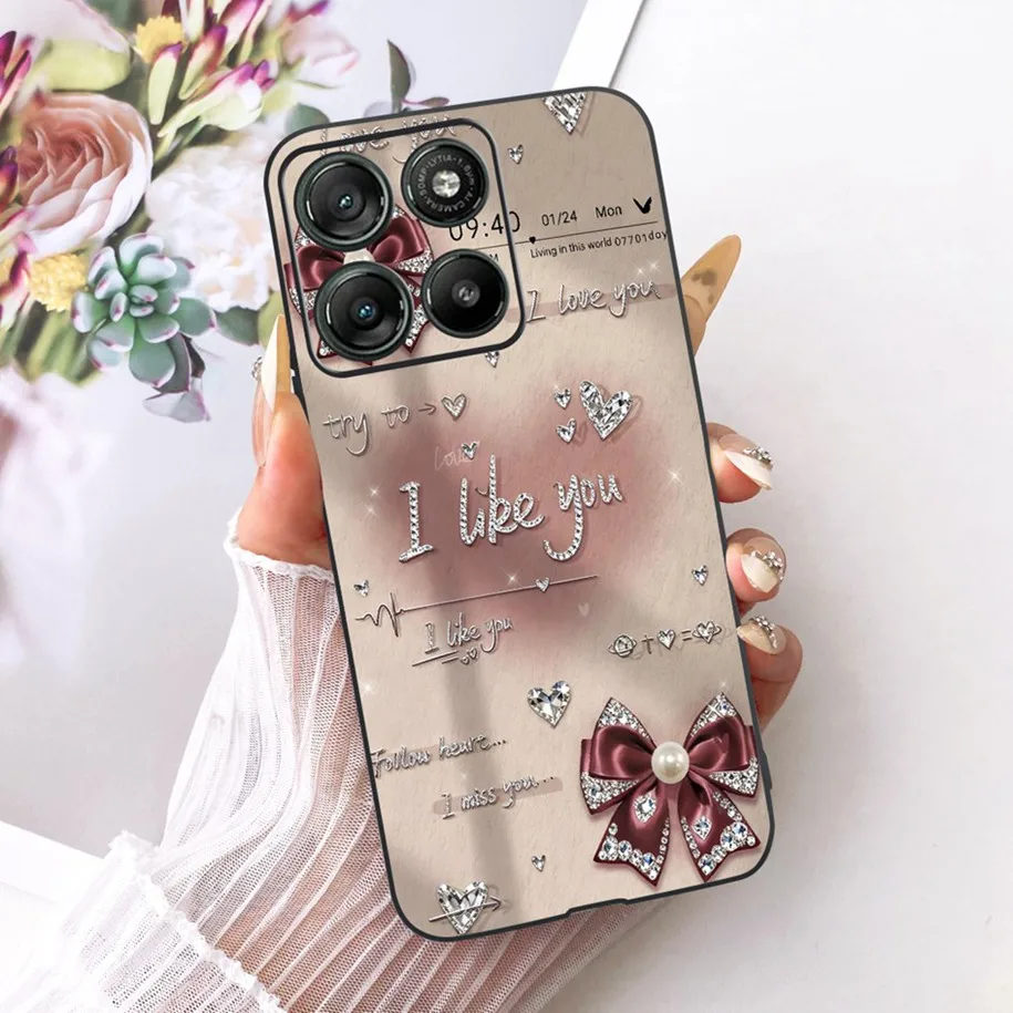 Floral Soft Silicone Bumper Case for Motorola Moto G Series