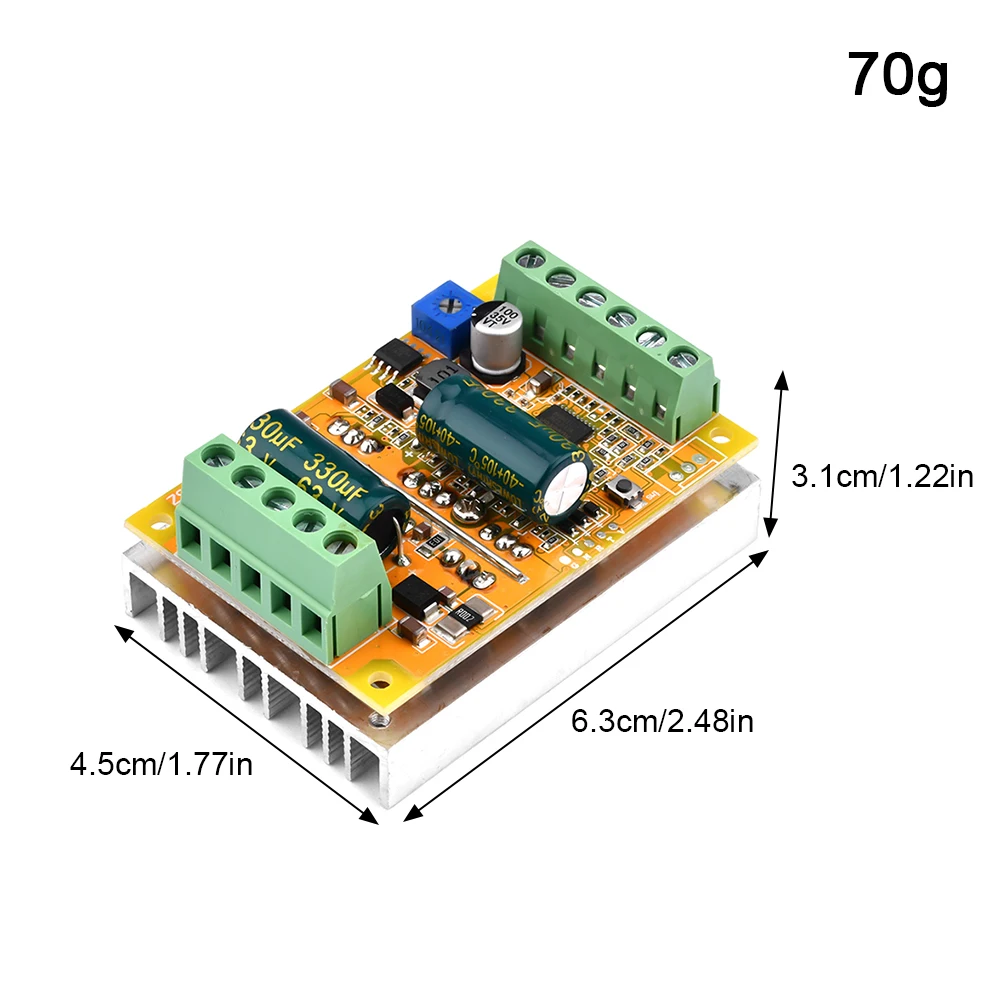 PWM, sem motorista Hallless, BLDC, 3 fases, DC 6.5-50V, 30A, 380W