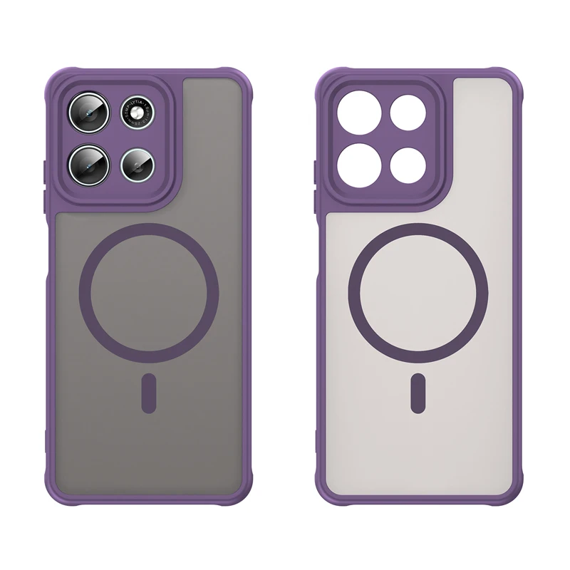 Magnetic Translucent Frosted Matte Waterproof Protective Phone Case