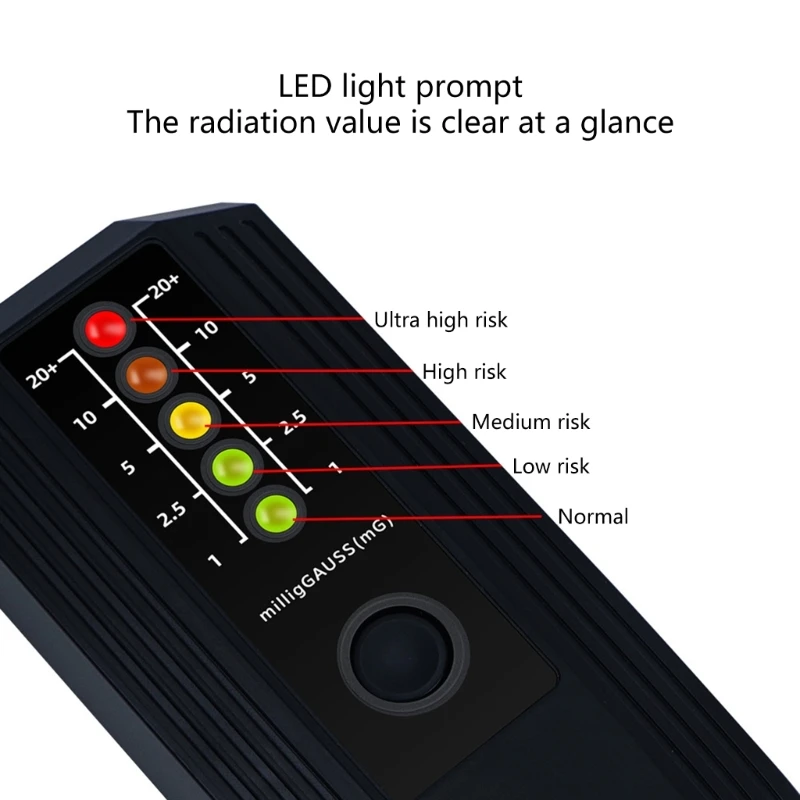 EMF Meter ABS Electromagnetic Field Detector Household Detection Gauss Meter GhostHunting Detector Portable