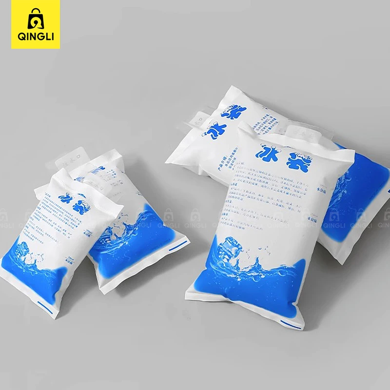 10 Pcs Reusable Ice Bag Thicken Gel Ice Pack Travel Keep Fruits