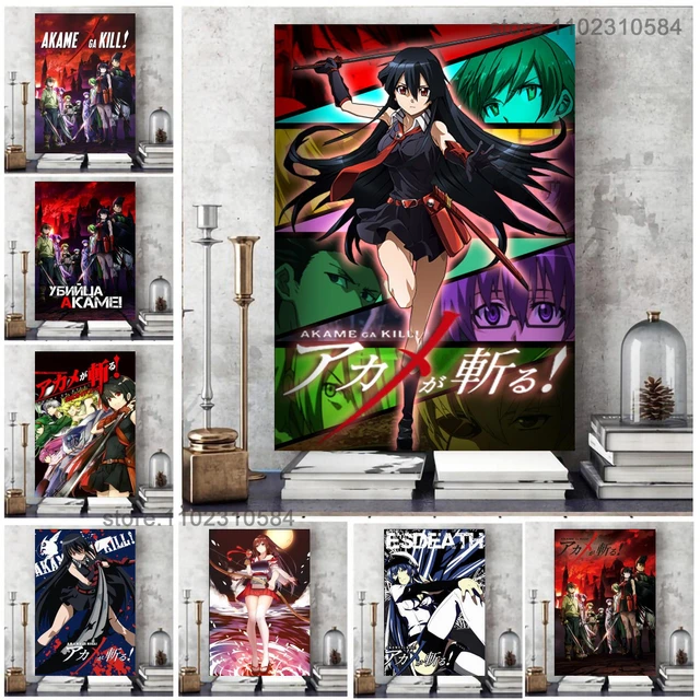 Akame ga Kill - Esdeath - Akame - Posters and Art Prints