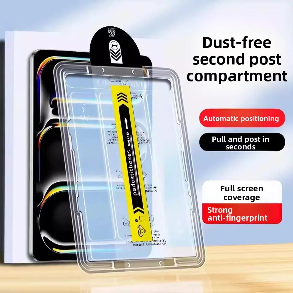 Verre trempé pour iPad Air 13 11 5 4 3 M3 M2 Pro13 M4 A16 11th 2025 12.9 protecteur d'écran 10 9 10th 9th Mini 7 6 Film instantané