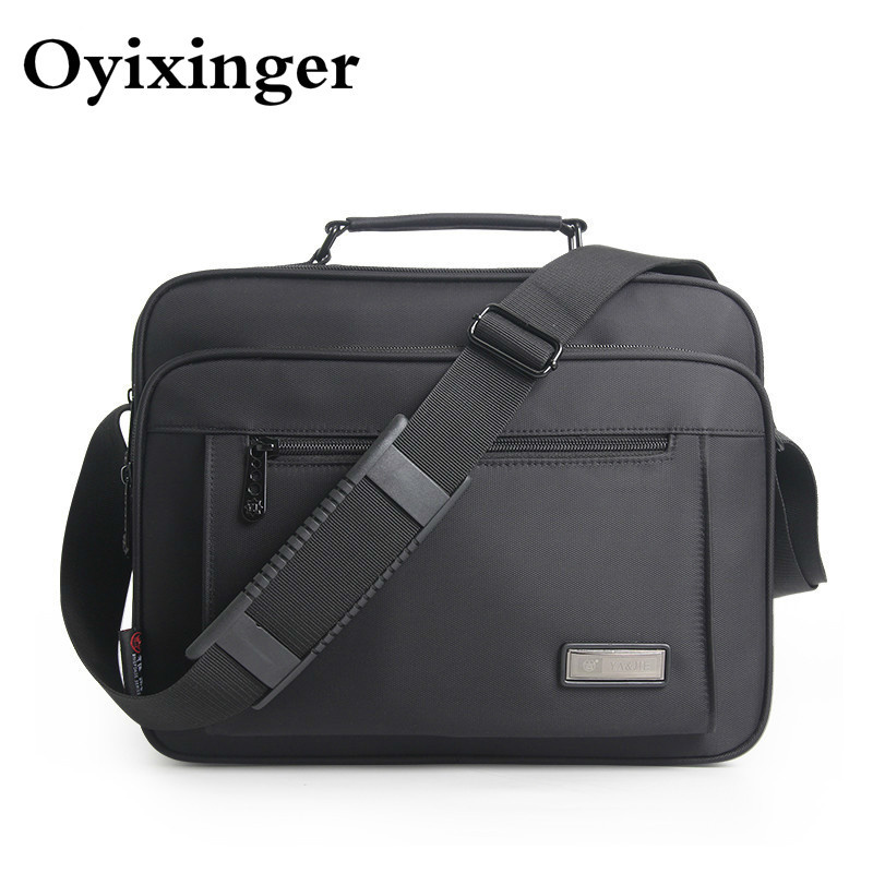 Waterproof Black Men Briefcase High Quality Brand Shoulder Bags For Women Messenger Bag Men's Crossbody Bags Bolso Hombre 2024