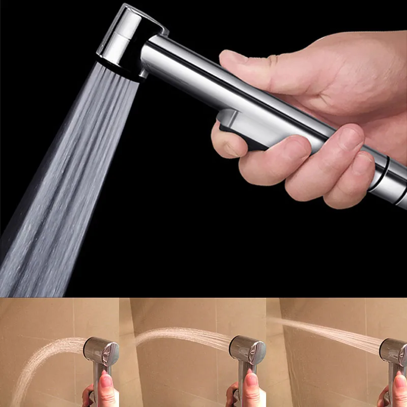 ABS white grey Hand Toilet Bidet Sprayer water faucet pet baby Shower Head  hose holder set