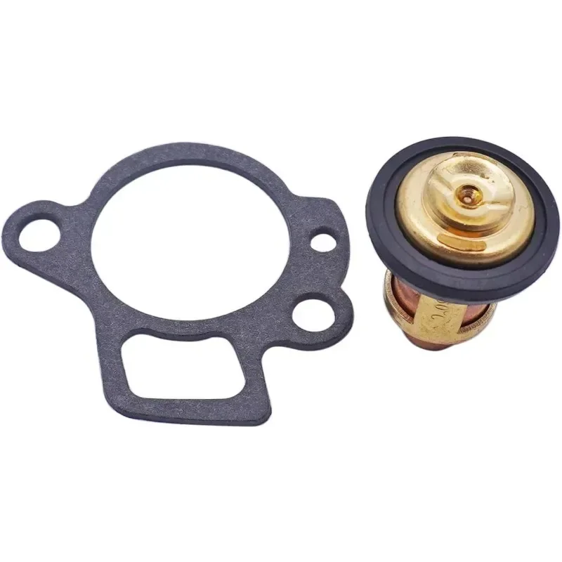 OUNENG NEW Marine Thermostat 6G8-12411-01 6G8-12411-02 6G8-12411-03 Gasket 65W-12414-00 Compatible Yama-ha 4 Stroke 9.9-70HP