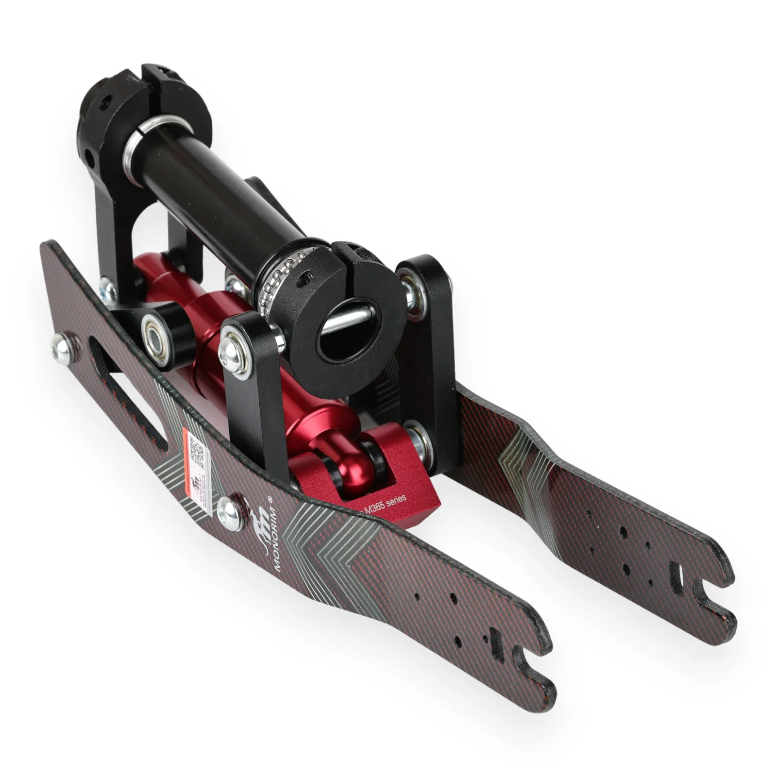 Suspension Avant V4 Xiaomi M365 - Monorim Noir / Rouge - Français