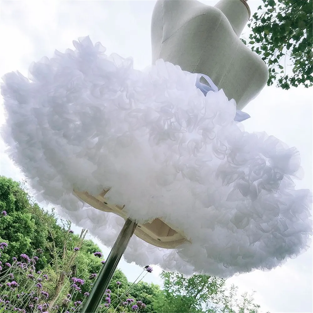 Girl Crinoline Underskirt for Lolita Dress with hoop Little Girl Under skirt Short Underskirt A-line Petticoat