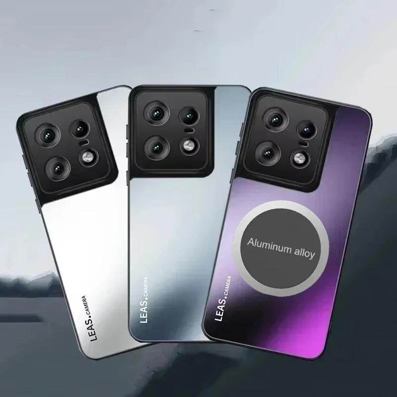 Luxury Metal Magnetic Car Holder Shockproof Case Cover