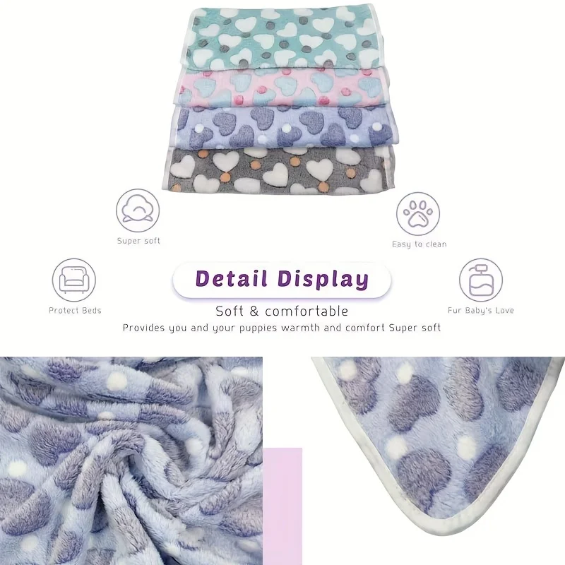 Pet Blanket For Cats And Dogs Machine Washable Warm Bed Mat_voghion.com