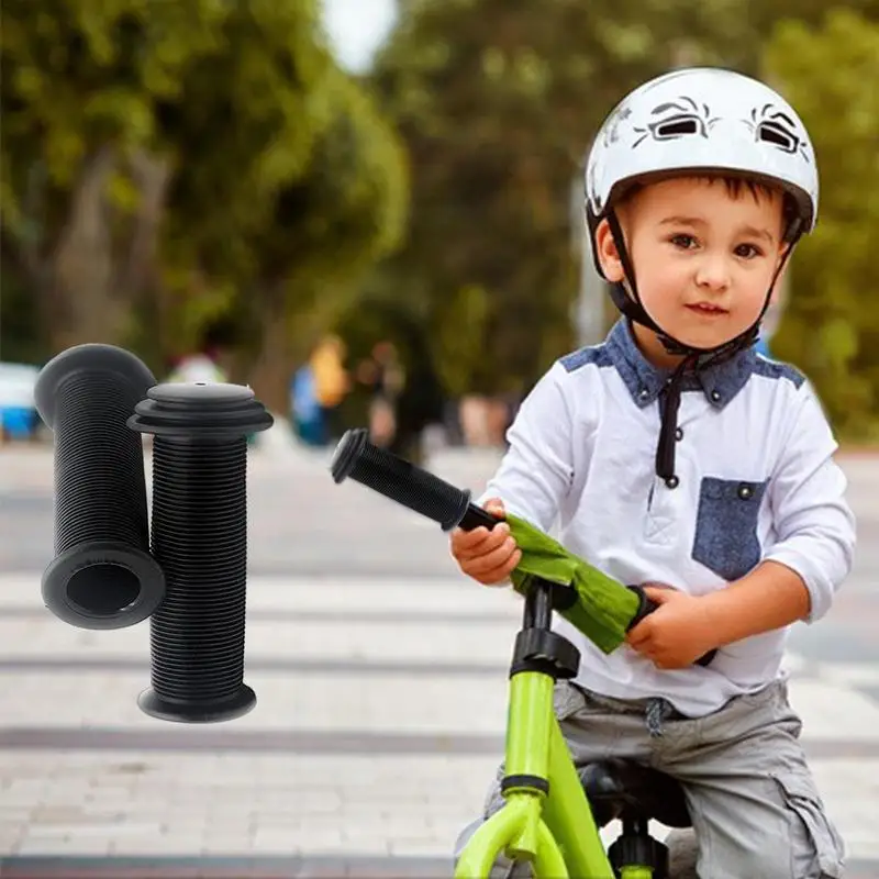 

Нескользящие ручки для велосипеда для детей, новые сменные ручки для скутера, 1 пара ручек для горного велосипеда, резиновая рукоятка