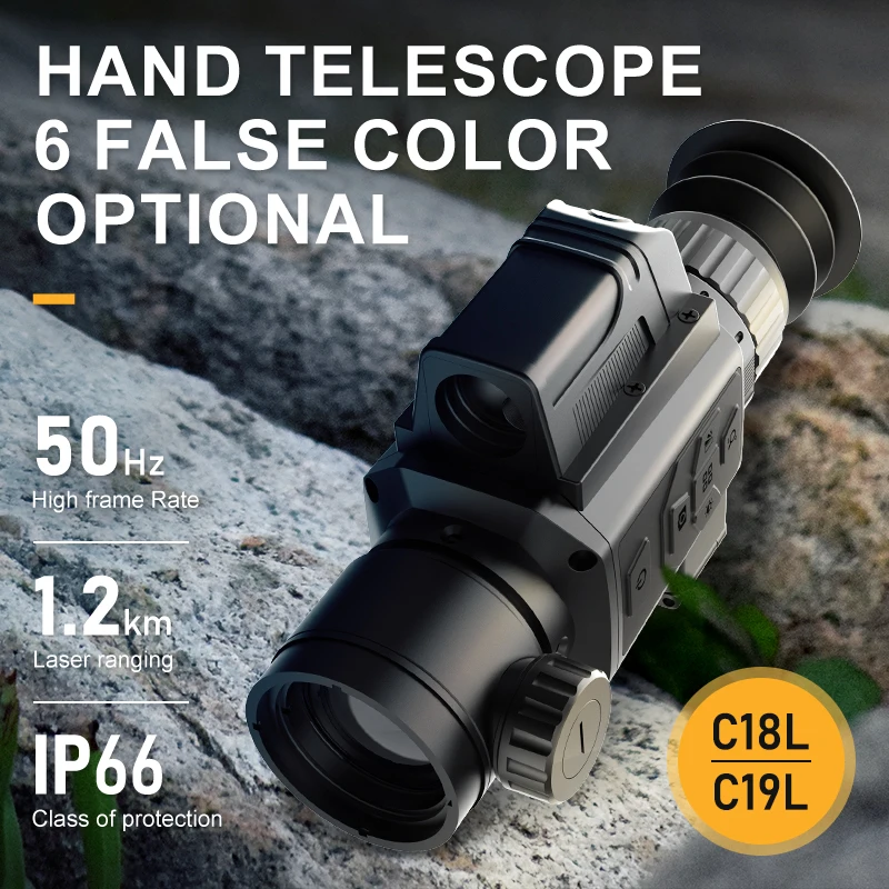 Thermal Imaging Rifle Scope for Hunting, 640x512 High Resolution, PIP LRF Therma