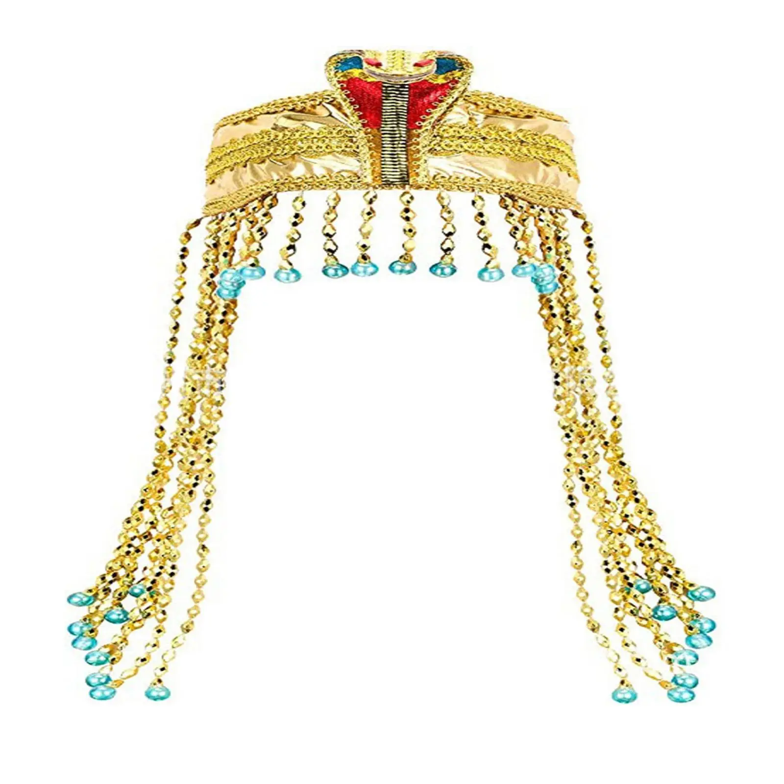 Antique Egypt Queen Headdress Snake Headband Crown Fashion for Stage Performance