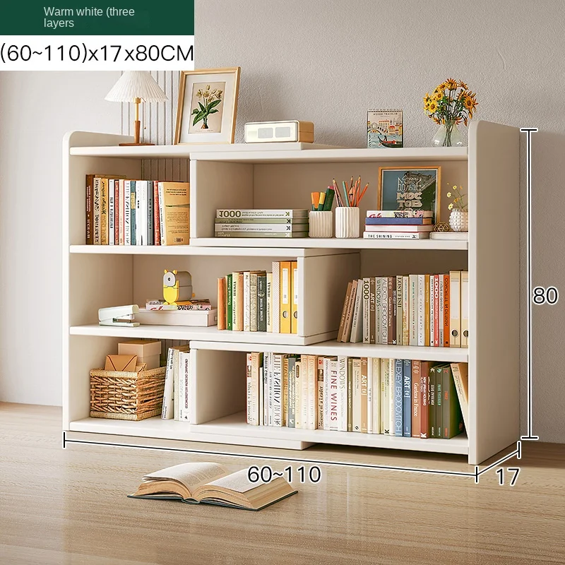 Storage rack book display stand Tabletop Bookshelves Storage Shelves Multi-layer Storage Cabinets Office Simple Cabinets Small Bookcases for Students Households