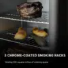 30-inch    Smoker with Analog Temperature Control, Chrome Smoking Racks and 535 Cooking Square I 6