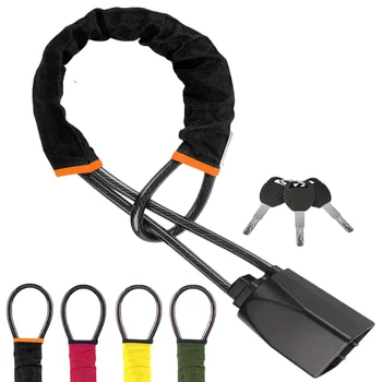 Car Steering Wheel Lock with Reinforced Cable 1