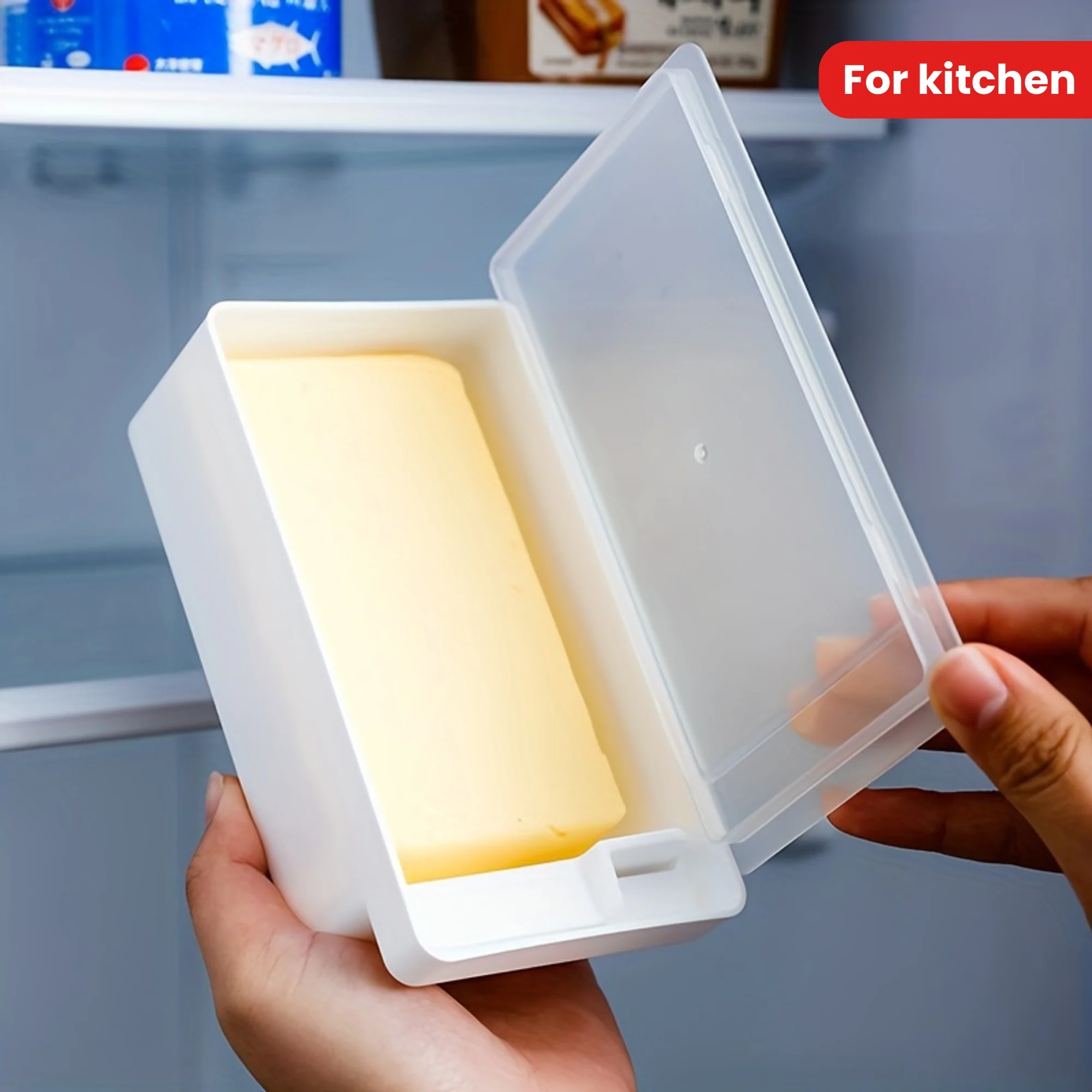 Multi Functional Butter and Cheese Storage Box with Lid - Perfect for Fresh Slicing and Seasoning Organization in The Kitchen 2