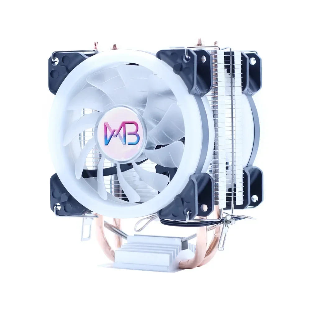 Wovibo-ventilador de Refrigeração da Cpu Ventilador Silencioso para Intel 775 1150 1151 1155 1200 1700 2011 X79 X99 Am3 Am4 Radiador 3pin 4pin - Imagem 3