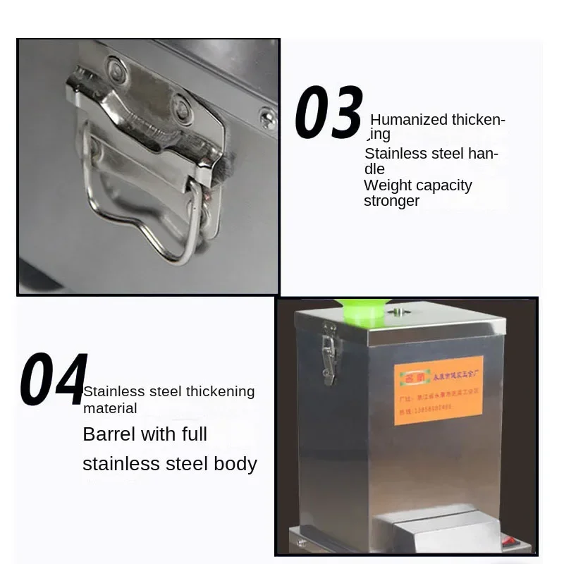 Electric Garlic Peeler 200W 220V Garlic Peeling Machine Stainless Steel Grain Separator Restaurant Barbecue Commercial Home Use 4