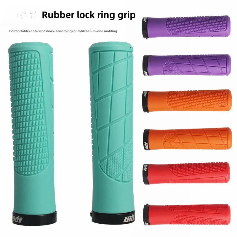 MTB Handle Cuffs Grips Bicycle Accessories Silicone Bike Grips Ergonomic Mountain Bike Gravel Handlebar Cuff Soft Shockproof