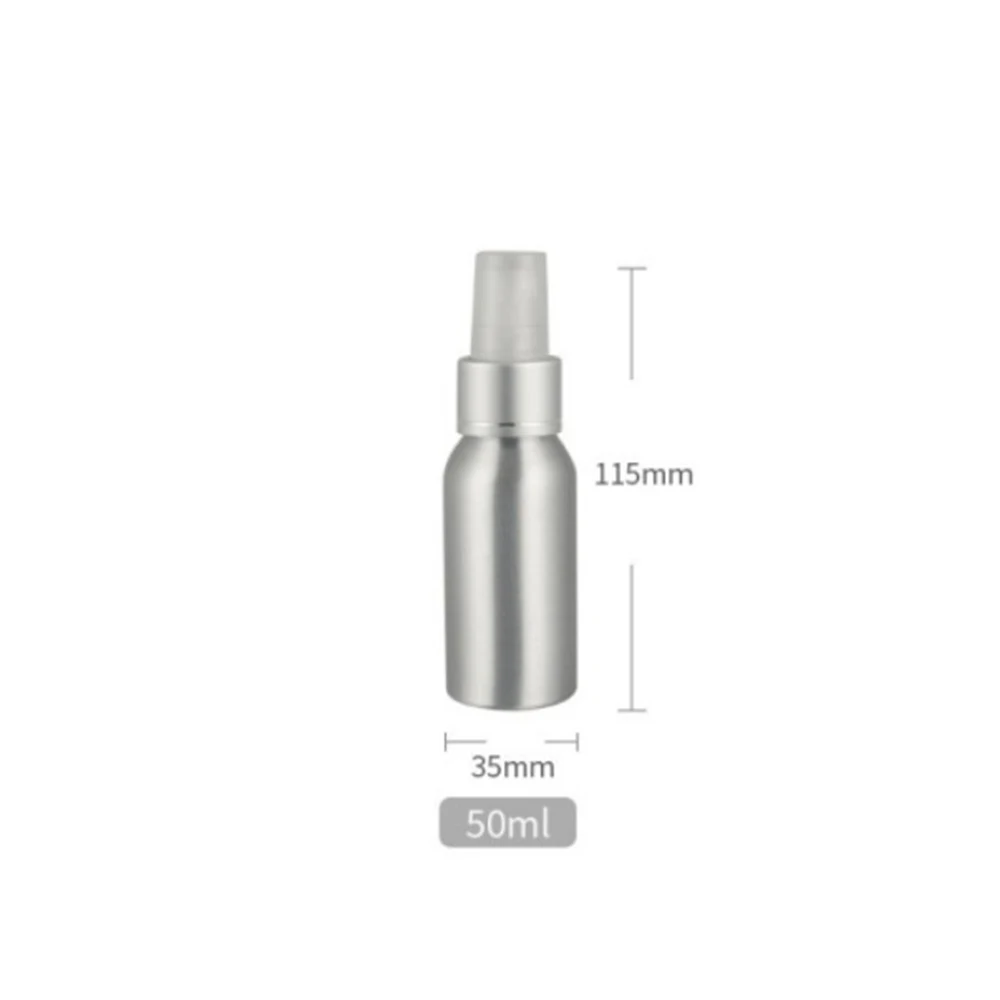 Aluminum Fine Mist Refillable Spray Bottle for Travel & Essential Oils