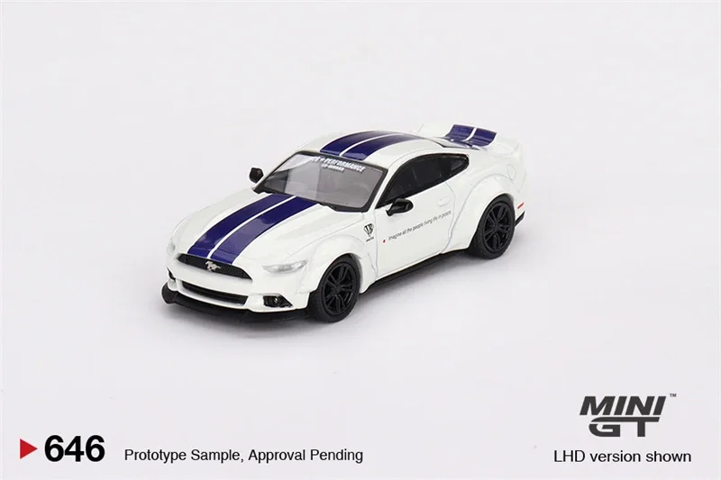 

Мини GT 1:64 FORD MUSTANG GT LB-WORKS белый LHD литая модель автомобиля