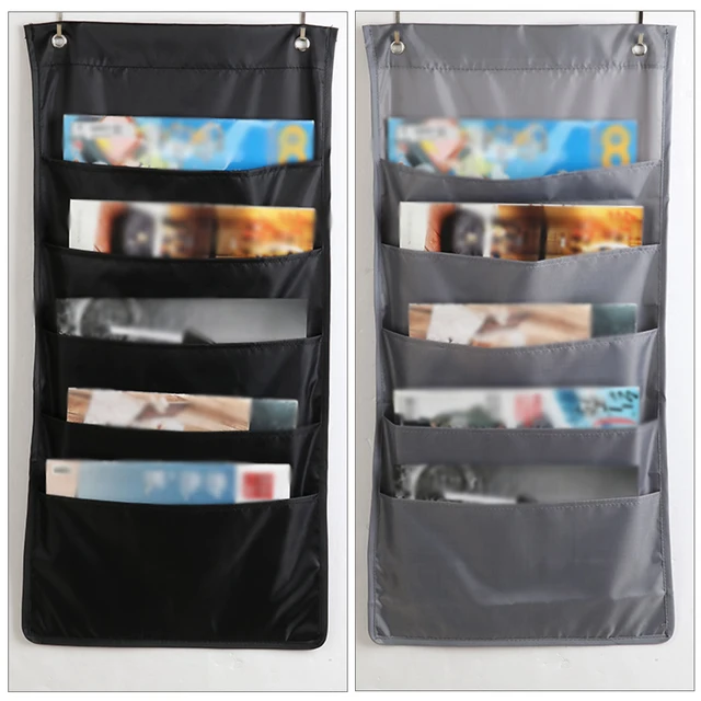 Dokumentum Függő Tároló Táska Oxford Ruhás Zsebtáblázat Fájl Összecsukható Tartó Lépcsőzetes Szövet Szervező Irodához - Image 2