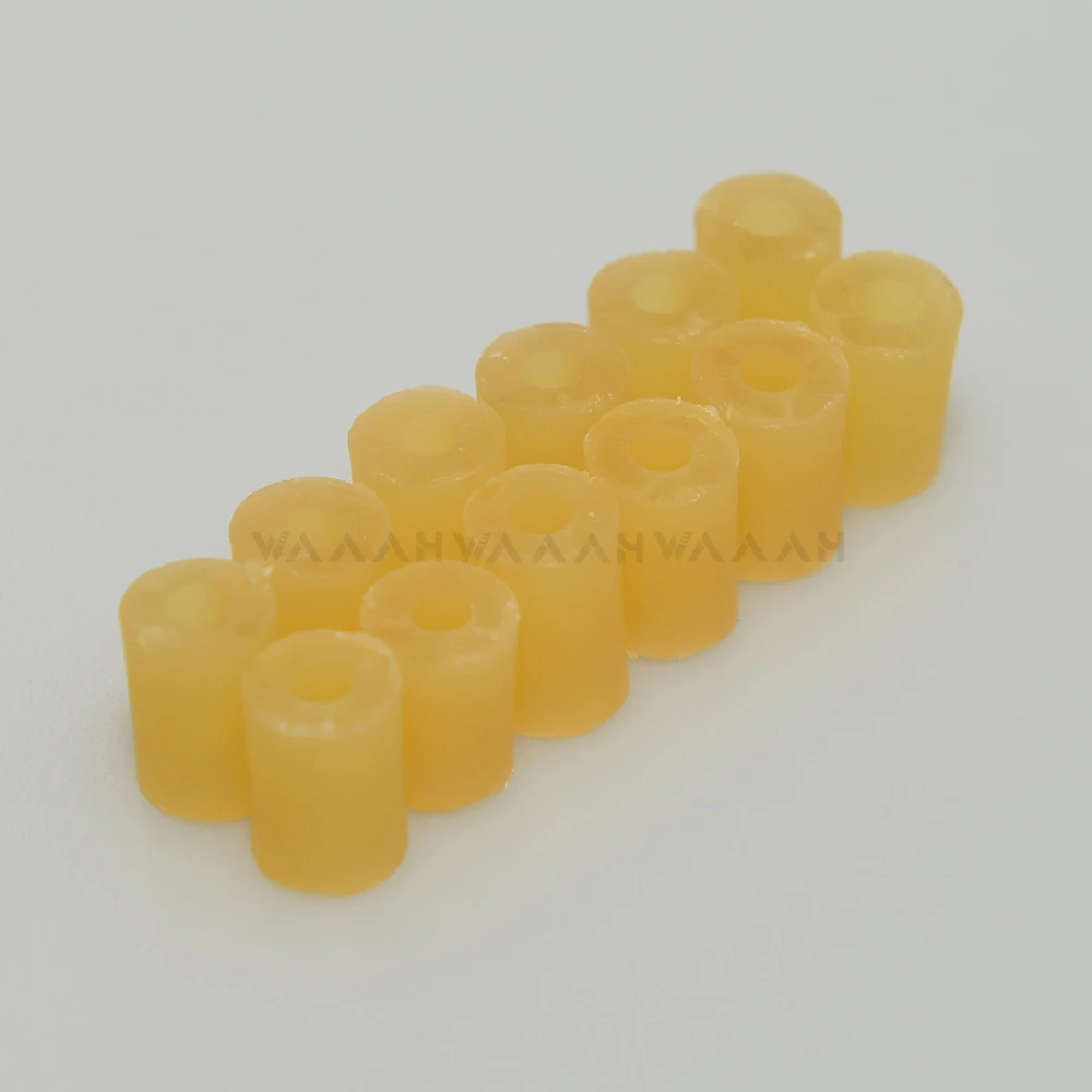 12 Stück Gitarren-Tonabnehmer, Federschlauch aus Gummi mit Schrauben zur Höhenverstellung, ST TL-Gitarren-Bass-Tonabnehmer, Teile aus malaysischem Gummi – Detail 2