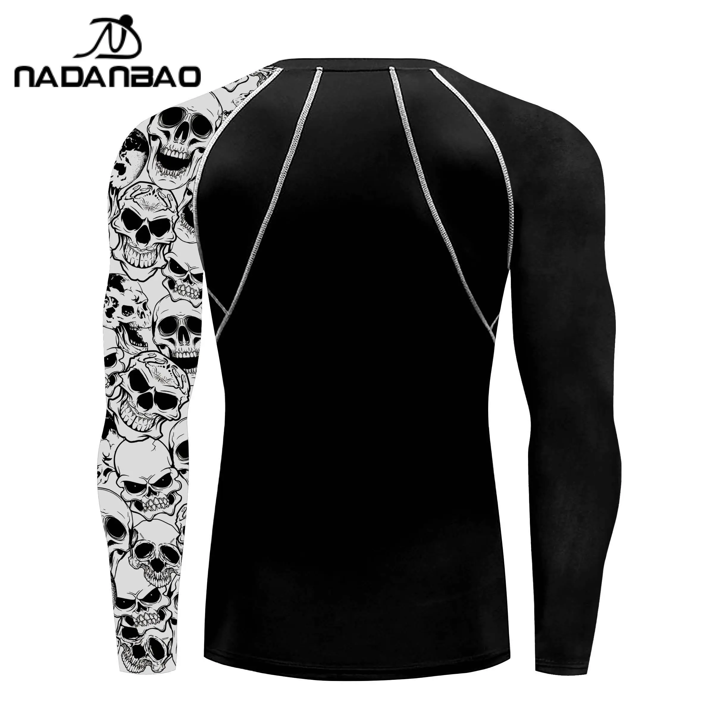 Rash Guard Surfing Swimsuit 3D Printing Quick Drying For Men Surfing Beach