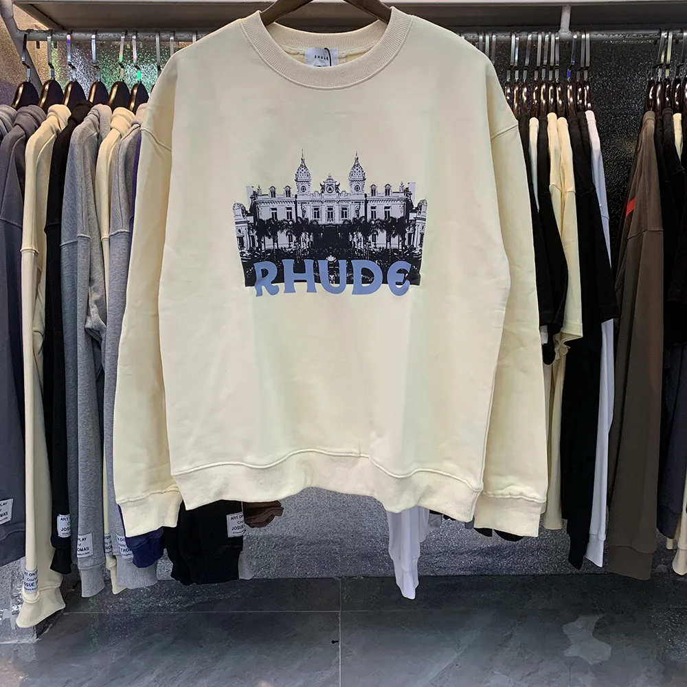 Модный свитер Kanye американский Свободный пуловер с круглым вырезом Мужской Топ в