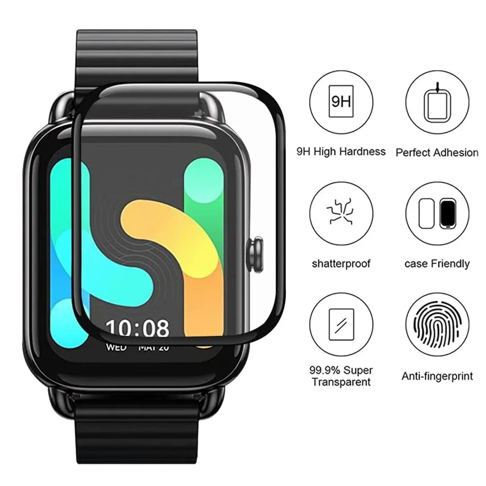 Premium Screen Protector for Smartwatches - Full Cover Protective Film, 1-5 Pack