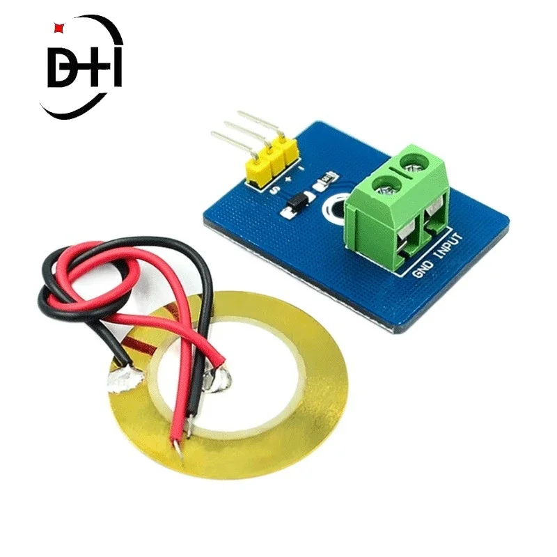 10 Pz 3.3V/5V Ceramica Piezo Sensore Di Vibrazione Modulo Controller Analogico Componenti Elettronici Forniture Sensore Per Arduino Uno R3
