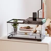 Reptile Terrariums Desktop Ecological Tank Amphibious Transparent Landscaping Terrariums Turtle Tarantulas Geckos Breeding Box 2
