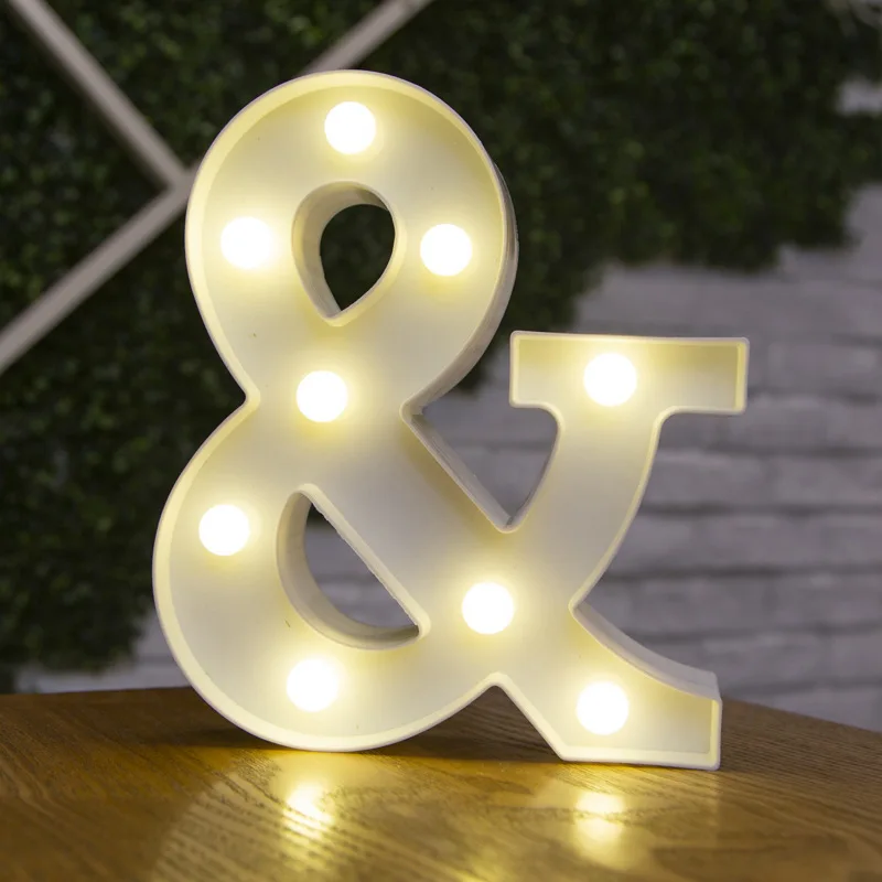 Illuminating LED Letter & Number Lights