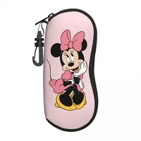 Lovely Cartoon Glasses Case Minnie Mouse Mickey Merch Accessories Eyewear Storage Box Anti-Pressure Sunglasses Box 1