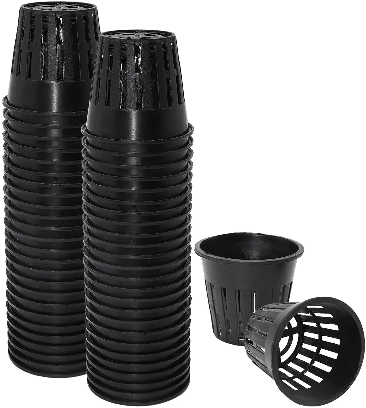 20PCS Hydroponic Colonization Mesh Plant Grow Net Nursery Pots Cup Plastic Basket Plant Soilless Greenhouse