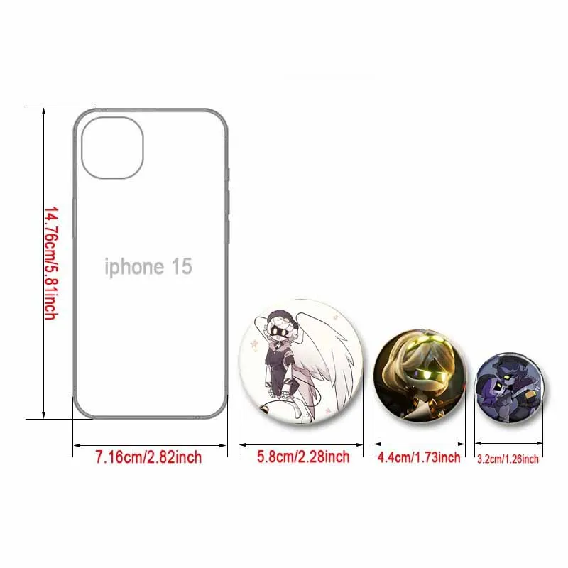 Creative Cartoon V Fanart Lapel Pin - Cute Brooch & Backpack Badge for Fans and Friends Gift