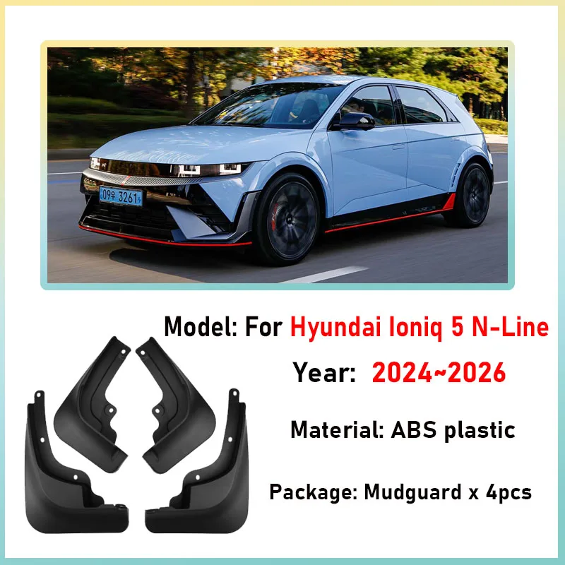 Auto Paraspruzzi Parafanghi Per Hyundai Ioniq 5 2024 + Parafanghi