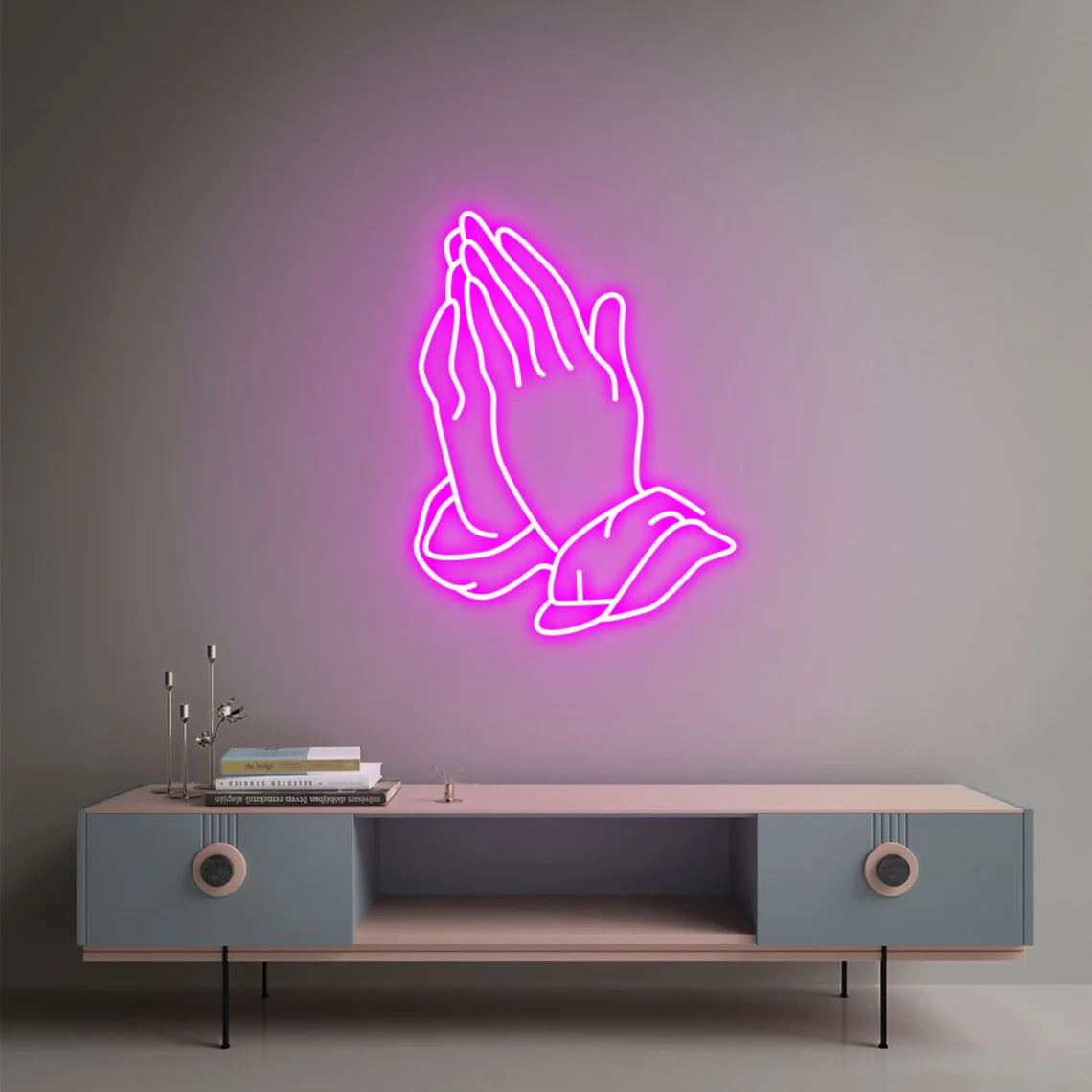 

Praying Hands Neon Sign Wall Decor Wall Sign Neon Lights Signs Bright Neon Lights Anime Neon Sign
