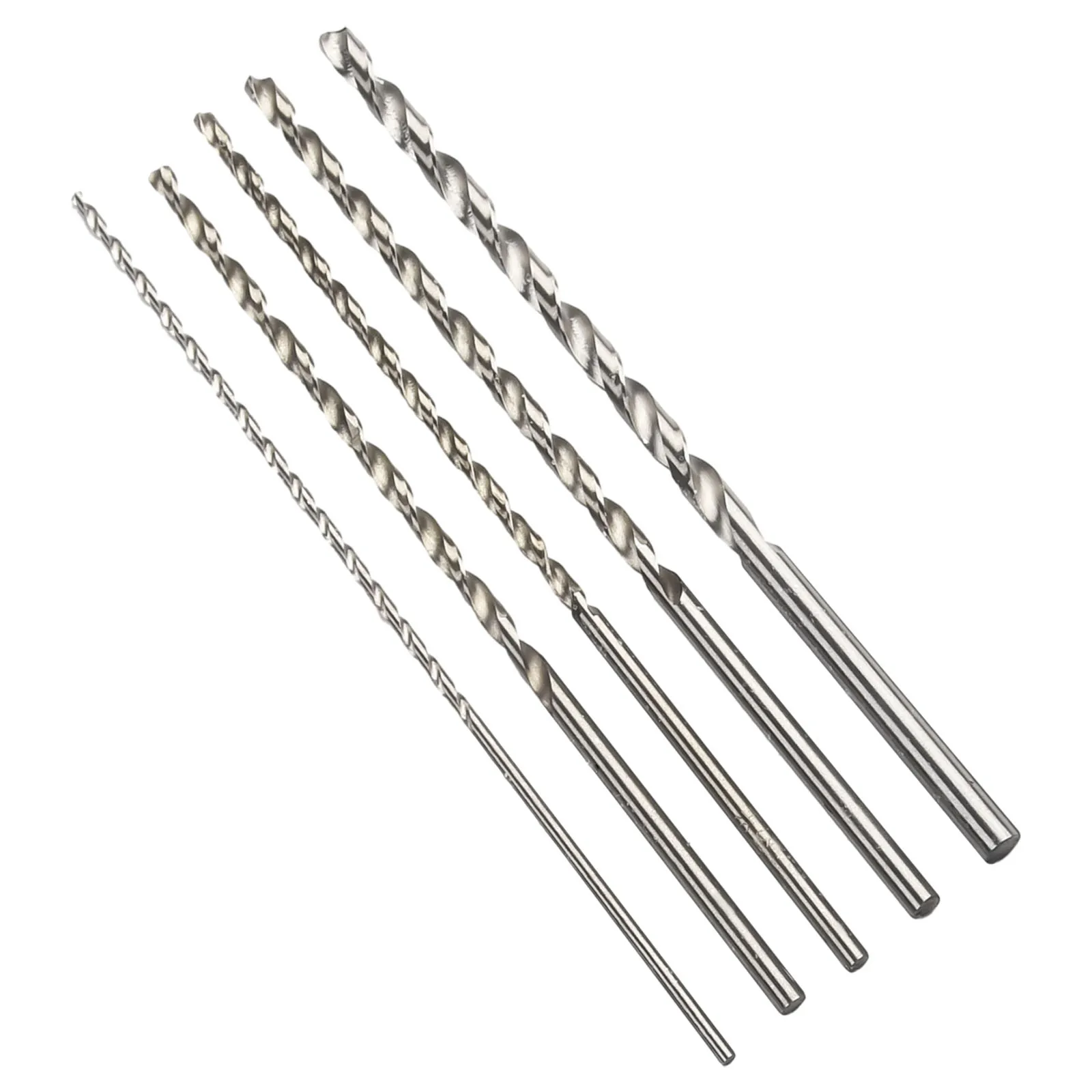 Durable Power Tools Drilling Machines Drill Bit Electric Drill High Speed Steel Parts Silver 10PCS 150mm 4mm 5mm