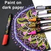 12PCS/Set Liquid Chalk Marker Pens Erasable LED Writing Board Glass Window Art 12 Colours Marker Pens,3mm-6mm Tips 6