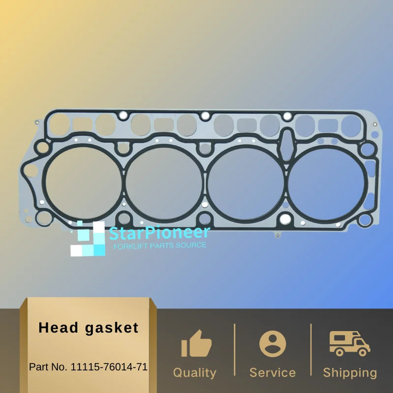 Forklift parts head gasket engine 4Y Part number 11115-76014-71 electric forklift parts,forklift spare parts