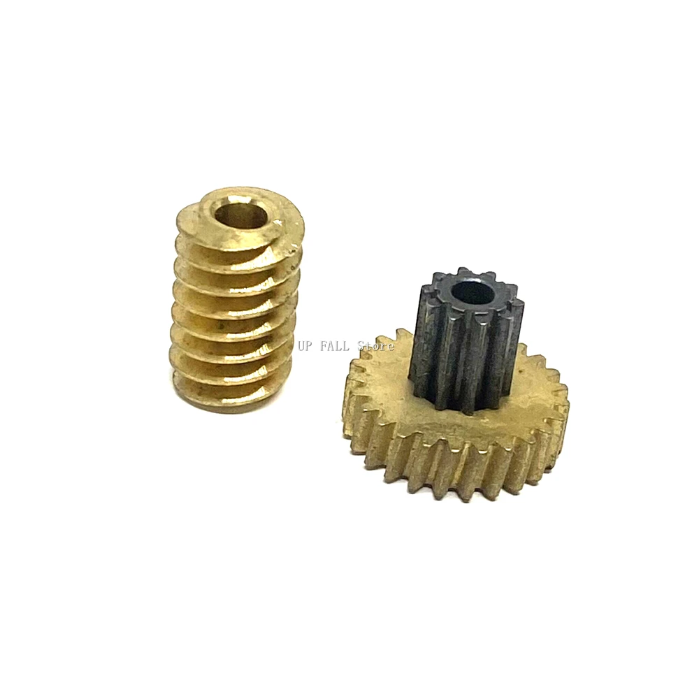 0.5M 3.17mm 2.5MM Remote Control Toy Steering Copper Worm Gear Combination Turbine Components DIY 3.14MM