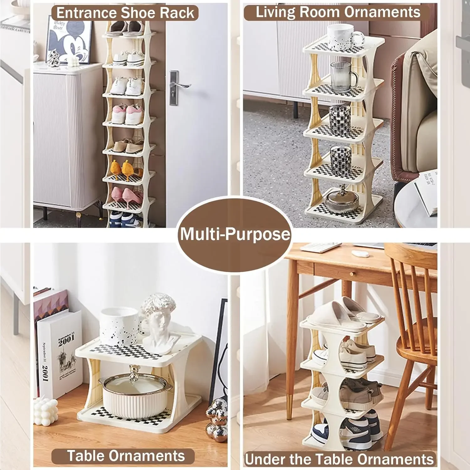 Fabric Shoe Cabinet Shoe Rack Shoe Storage Box Dustproof Fabric Shoe Organizer Multilayer Rack