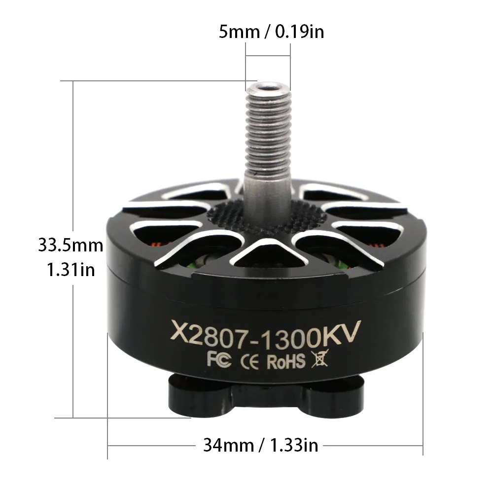 4pcs RC DIY 부품 X2807 2807 모터 1300KV 4S 1500KV 1700KV 6S FPV 7 인치 장거리 Mark4 LR7 드론 용 브러시리스 모터