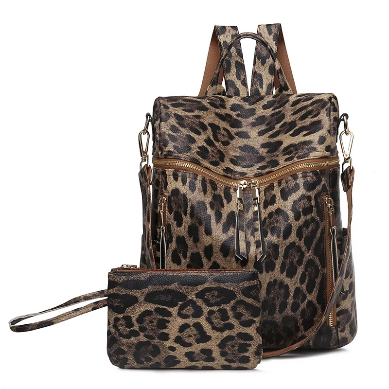 2023 women's fashion new PU shoulder bag/backpack  back pack  school bags