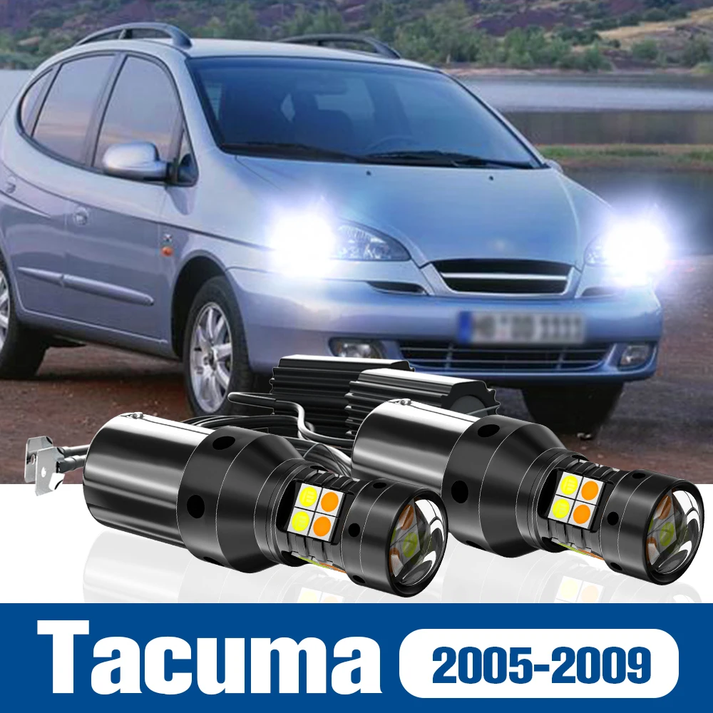 

2pcs LED Dual Mode Turn Signal+Daytime Running Light DRL Accessories Canbus For Chevrolet Trailblazer 2001-2008 2003 2004 2005